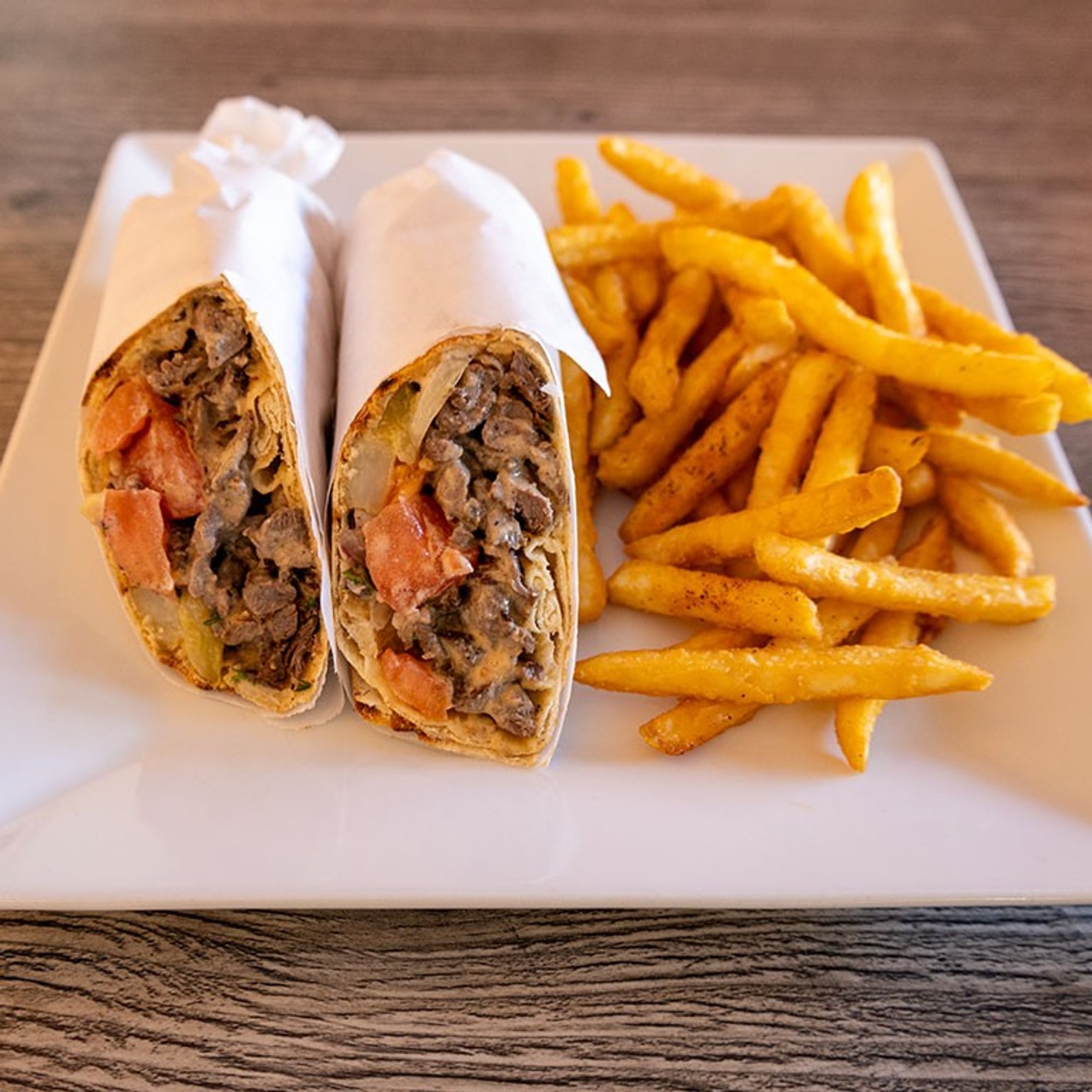 Beef Shawarma Sandwich Filet Mignon