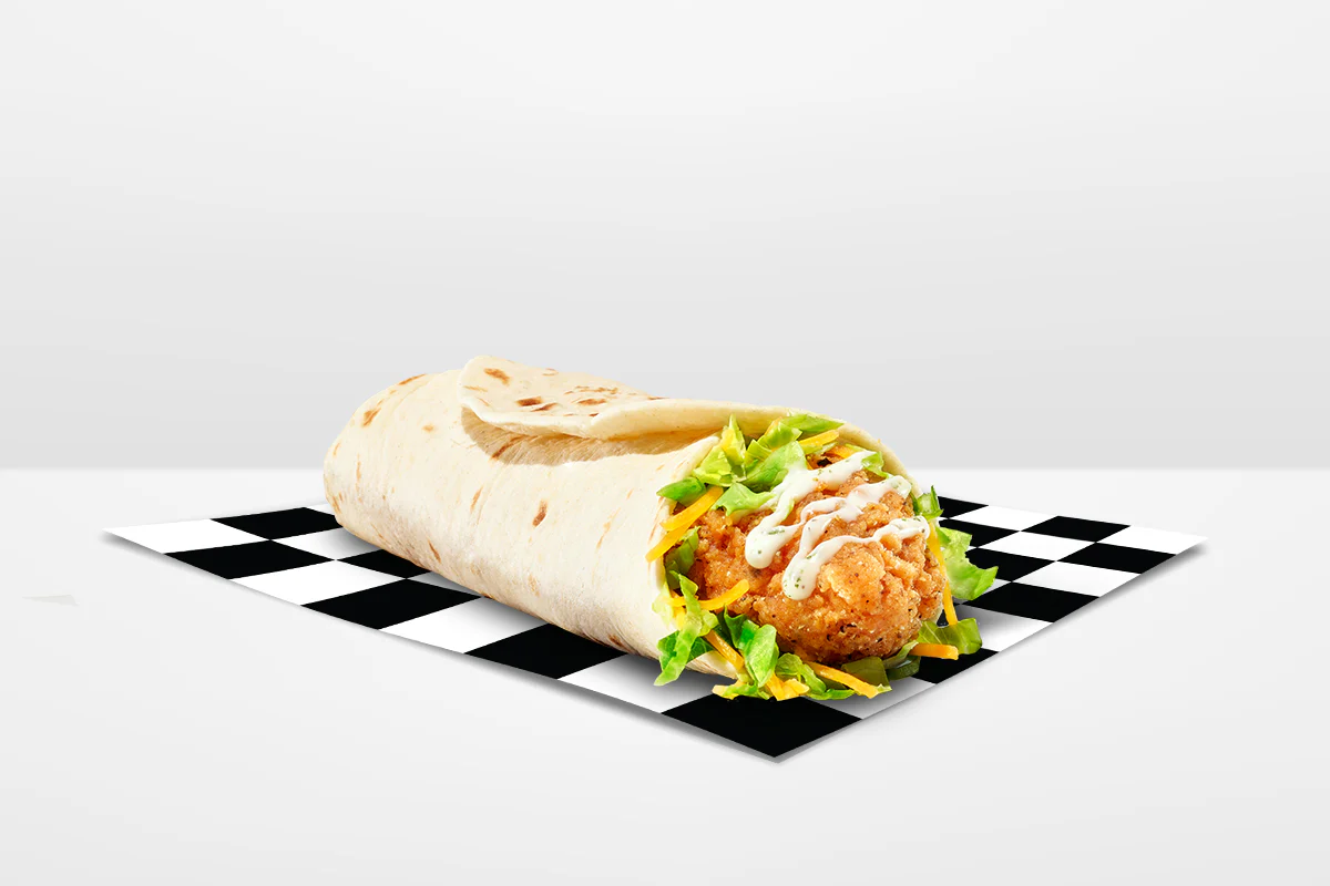 Fry Seasoned Chicken Tender Wrap