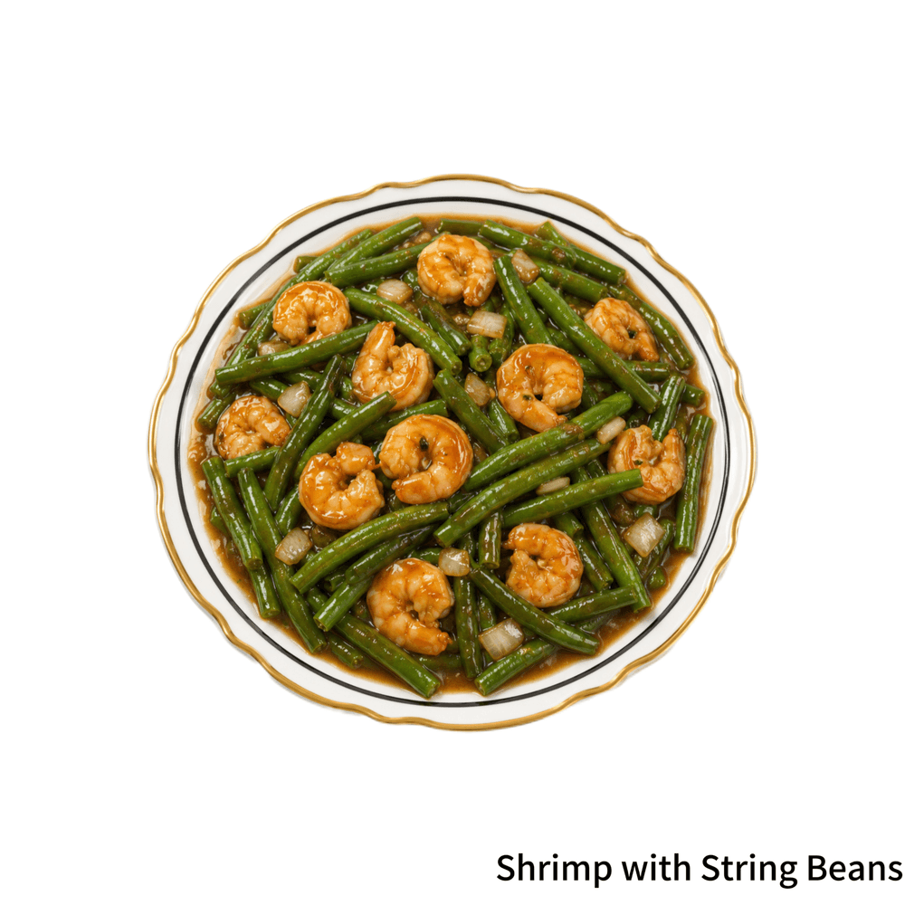 Shrimp with String Beans