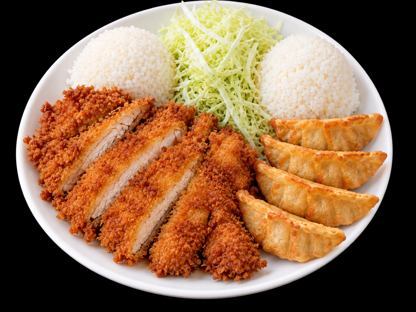 Chicken Katsu + Gyoza