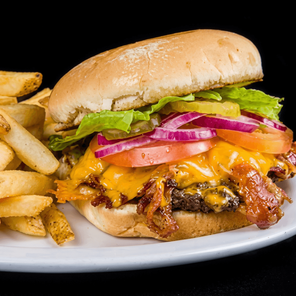The Bacon Cheddar Burger