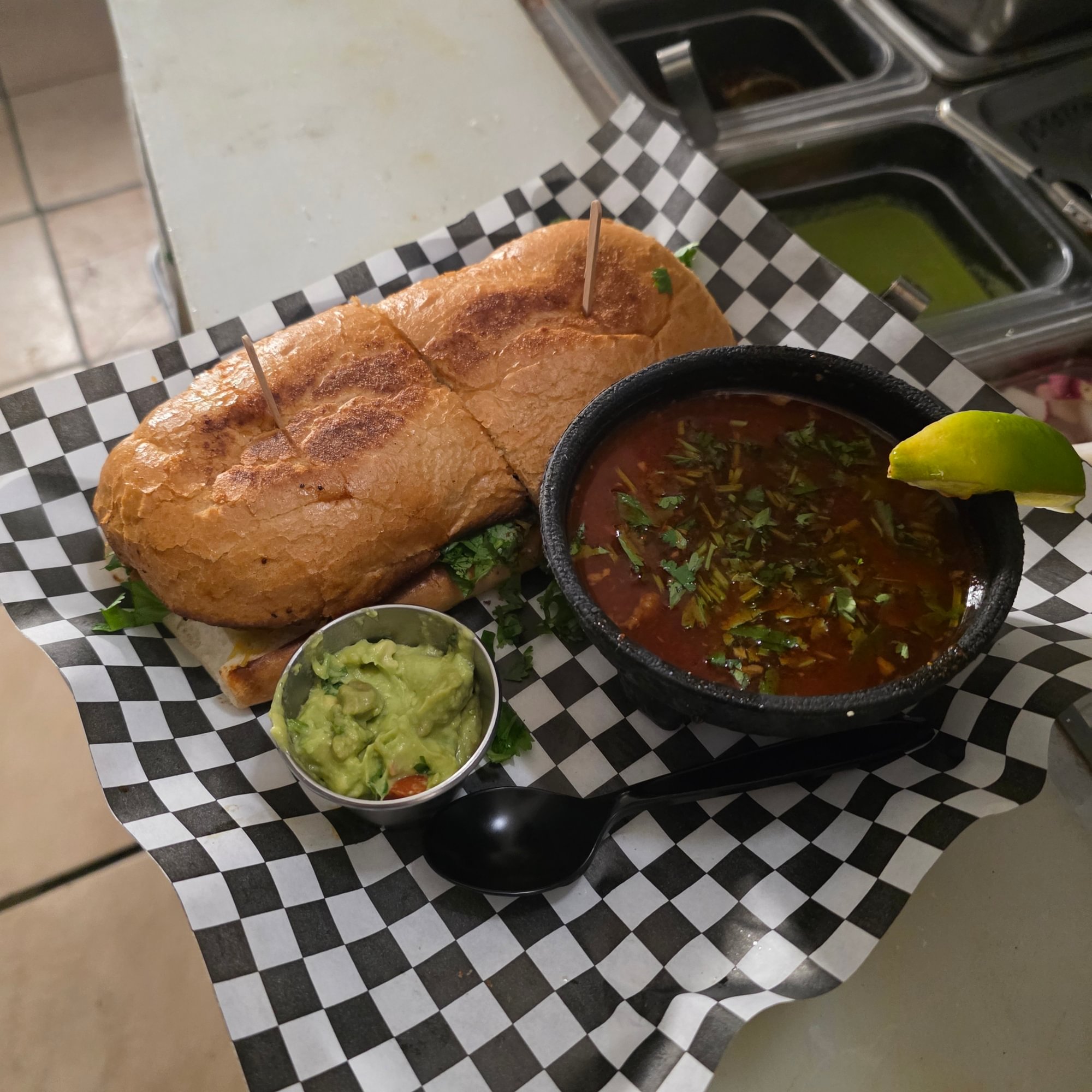 Pollo Asado Torta