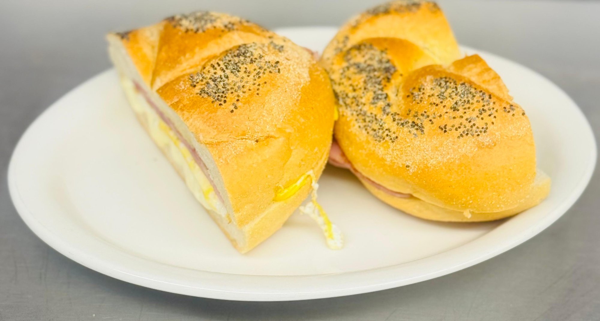 Egg Sandwich Hard Roll