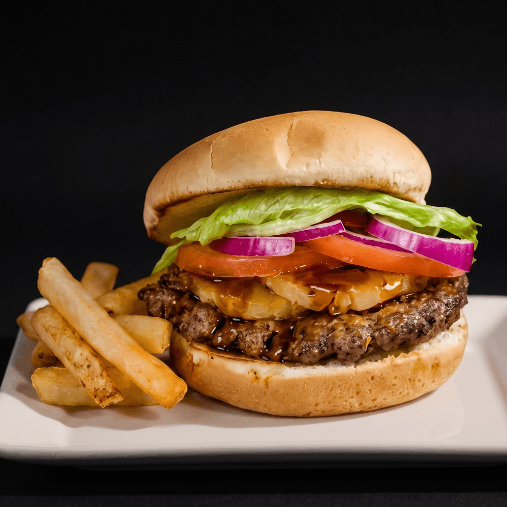 The Teriyaki Barn Burger