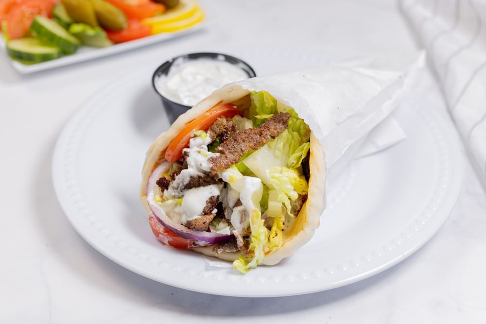 Lamb And Beef Gyro Sandwich