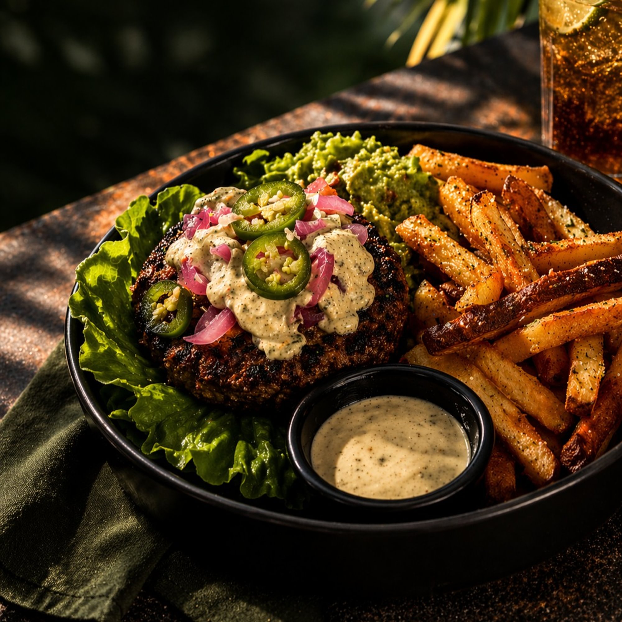 Plantain & Grain Burger