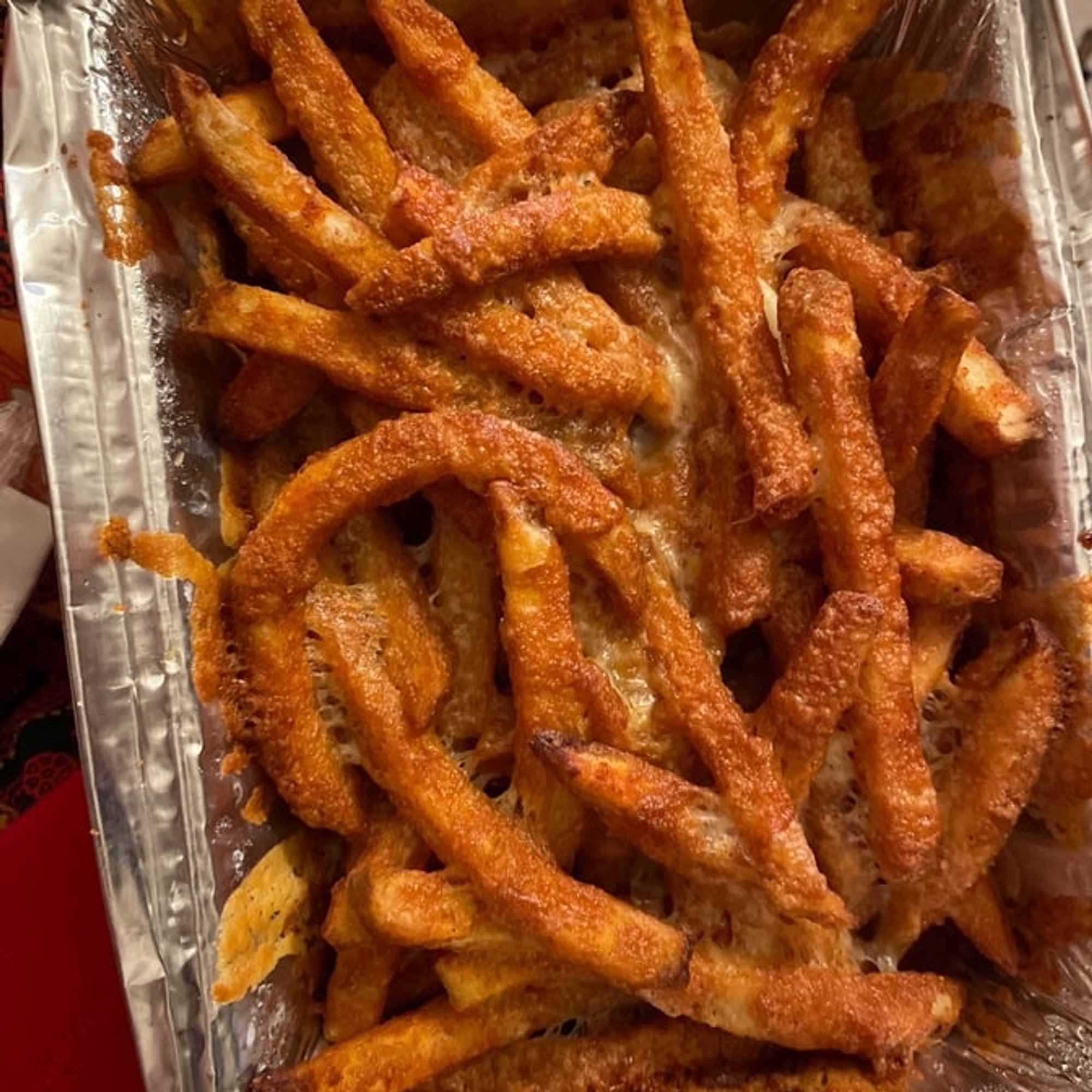 Cheesy Spicy Fries