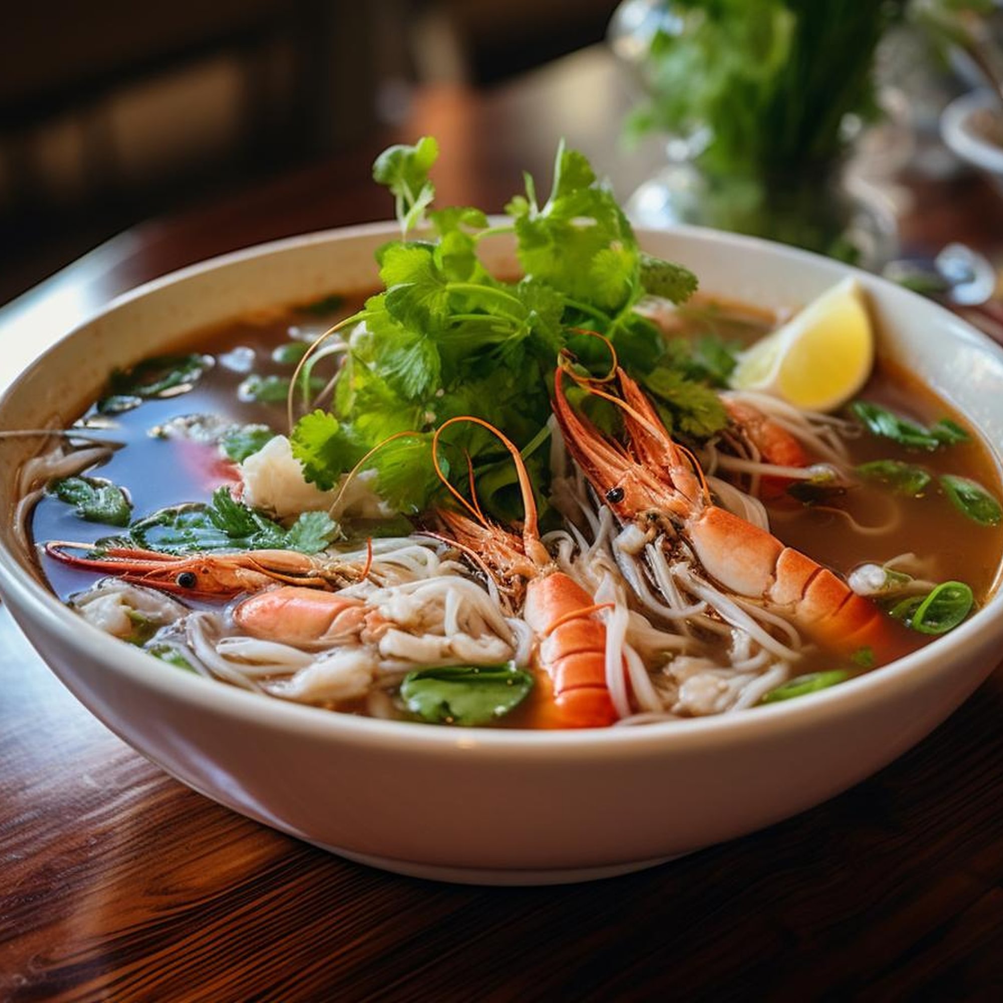 Rice Noodles w/ Seafood
