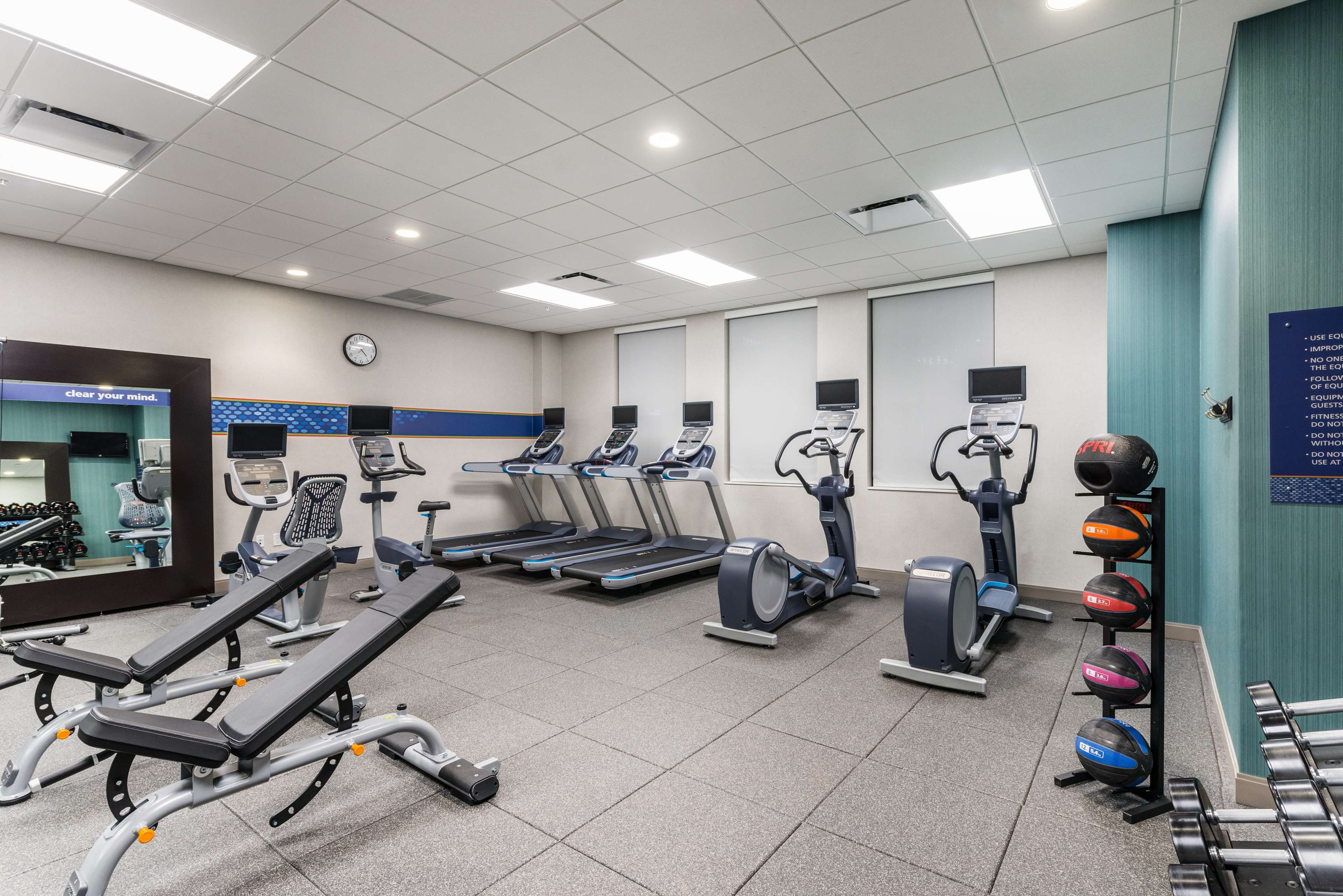 Health club  fitness center  gym