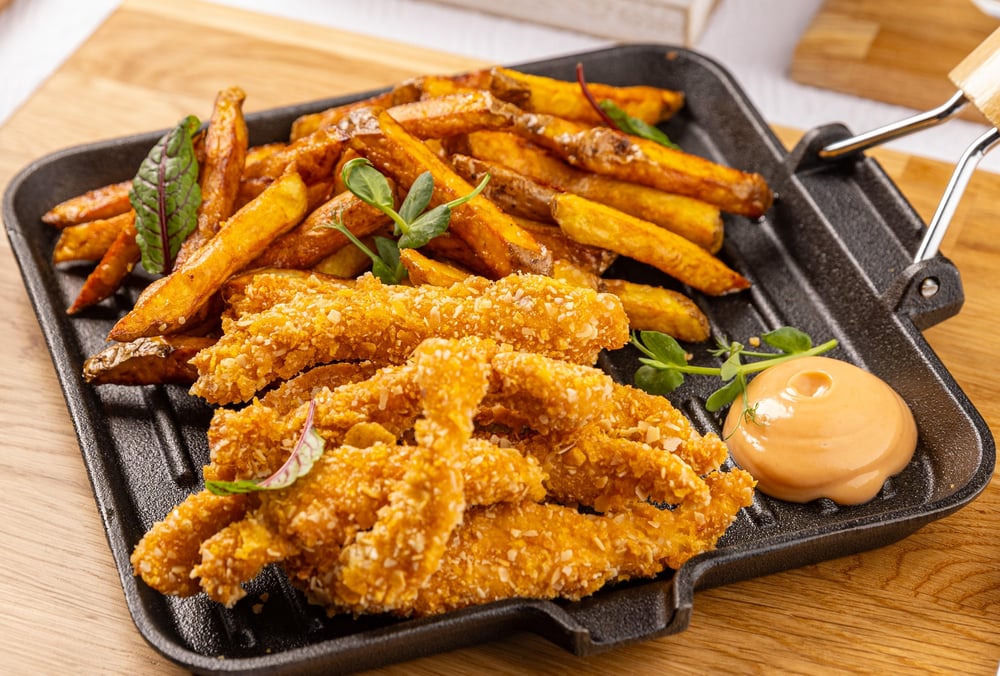 Chicken Shack Tender Basket and fries