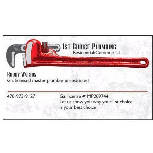 1st Choice Plumbing Logo