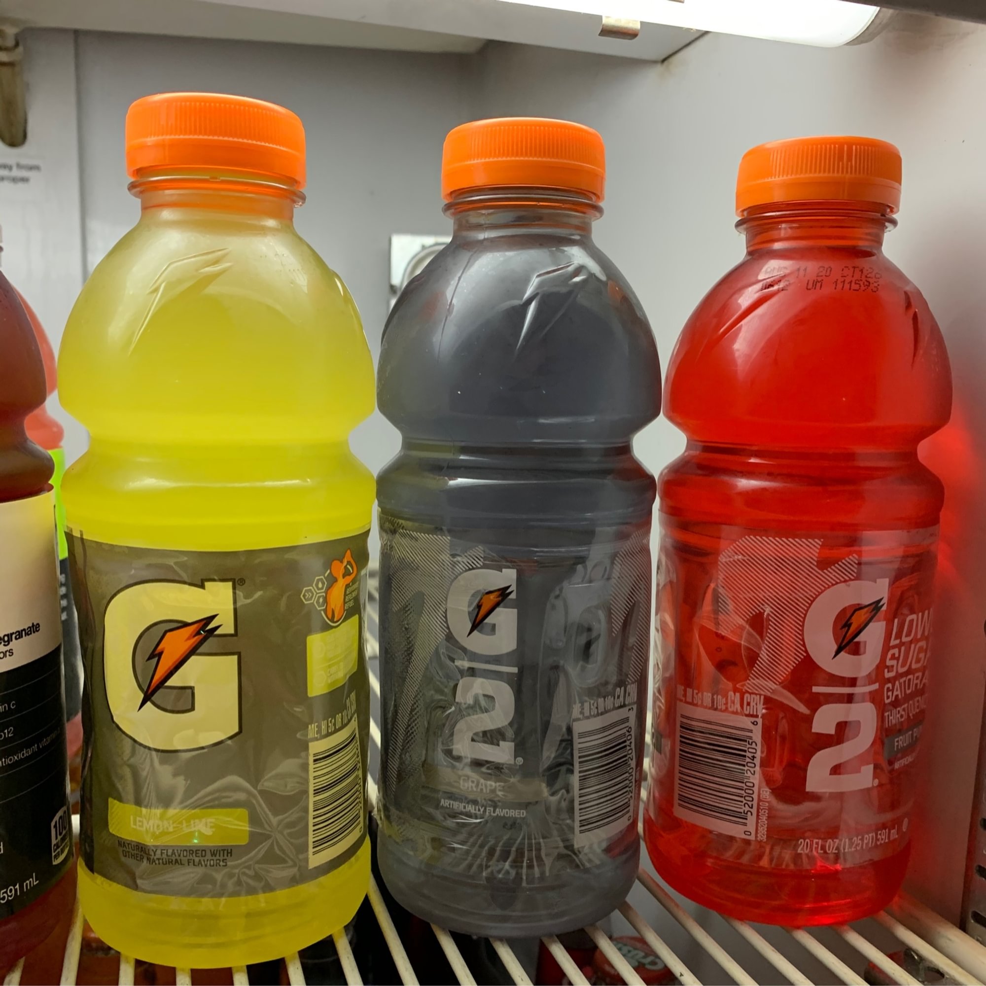 Gatorade (Lemon-Lime, Grape, Fruit Punch)