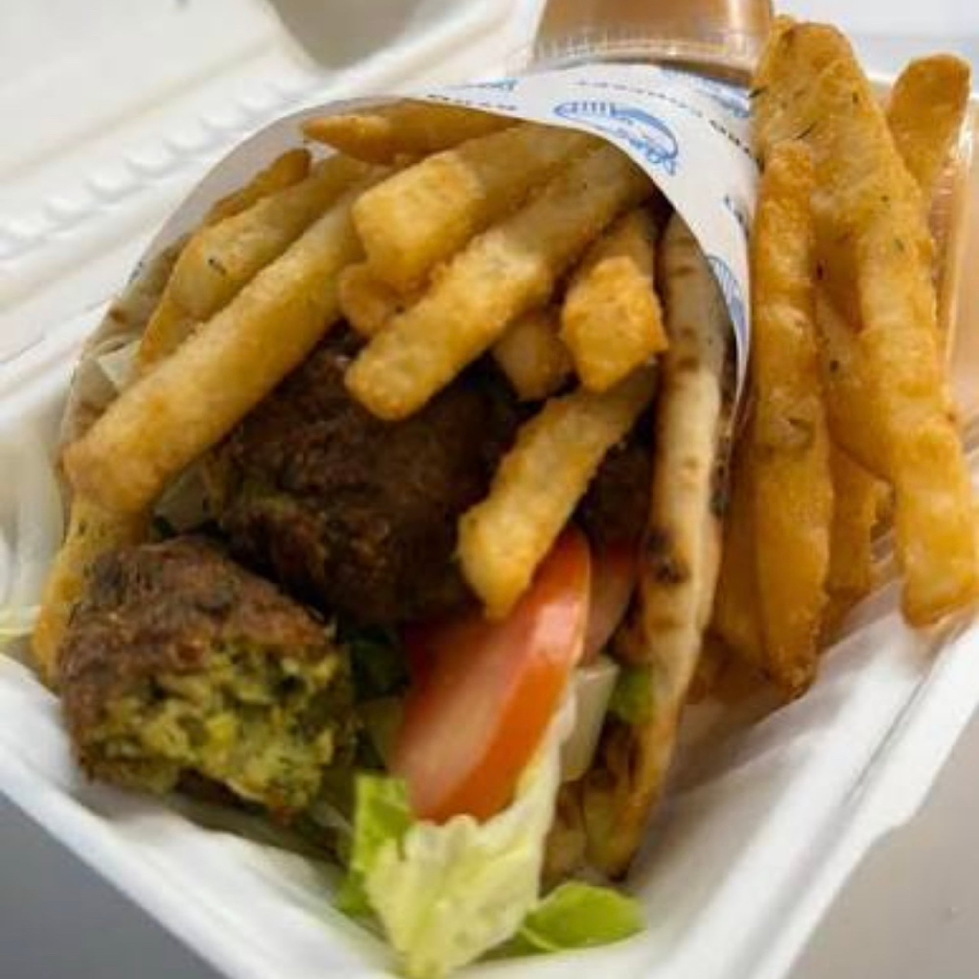 Falafel Sandwich Combo with Fries
