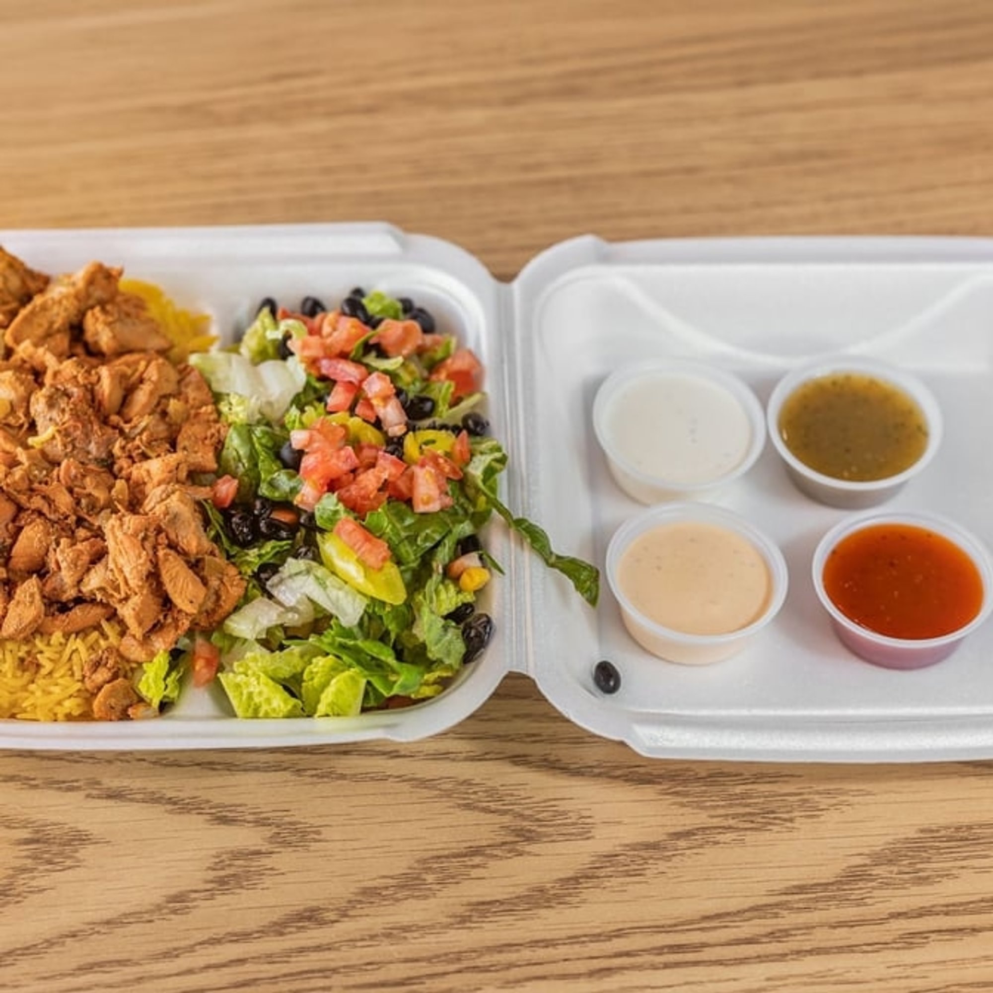 Gourmet Platters (Rice or Salad)