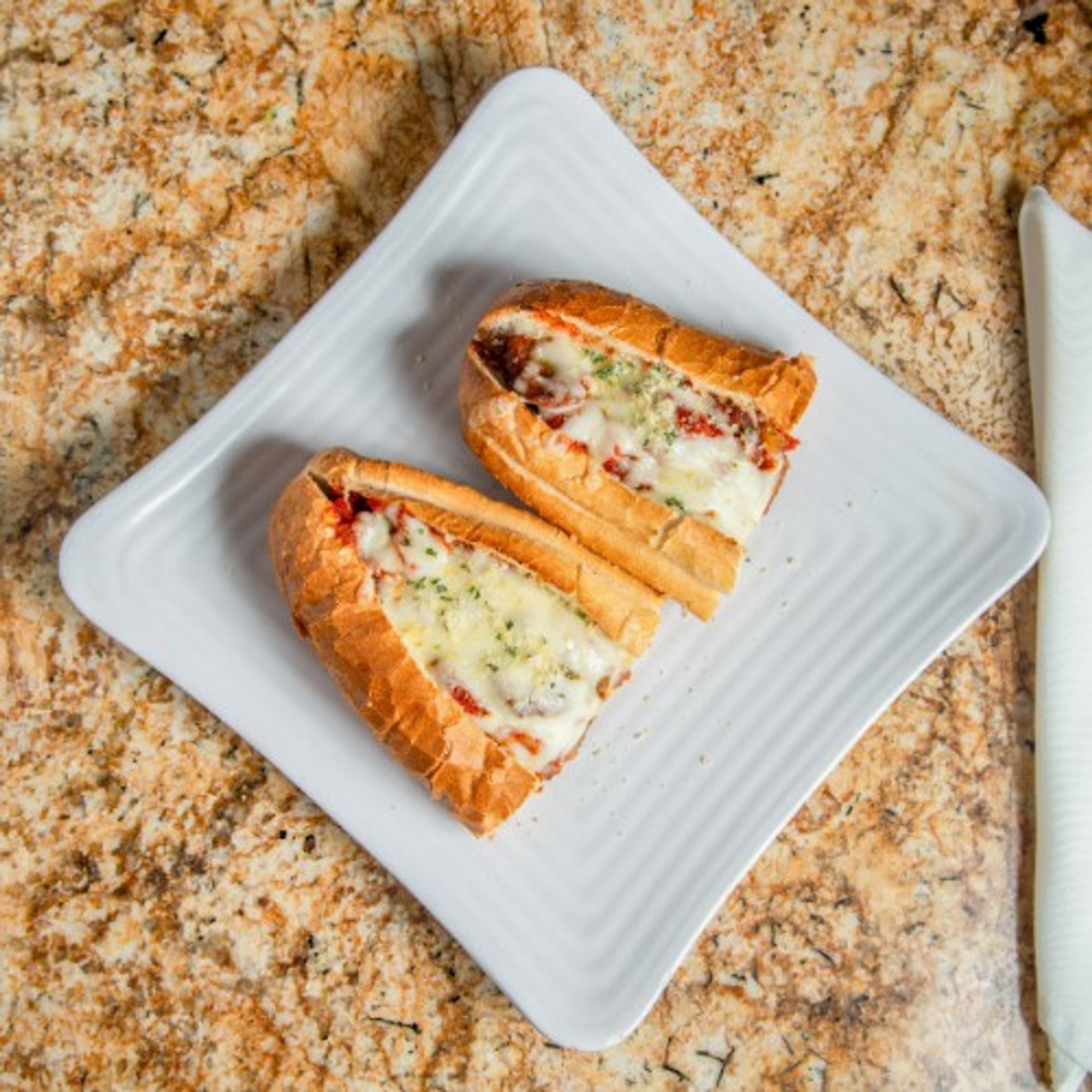 Sausage, Peppers, Onions & Cheese Sub