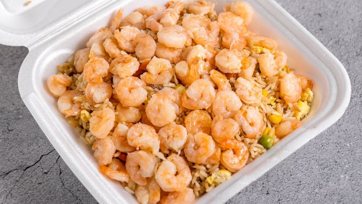 Fried Rice & Shrimp Scampi