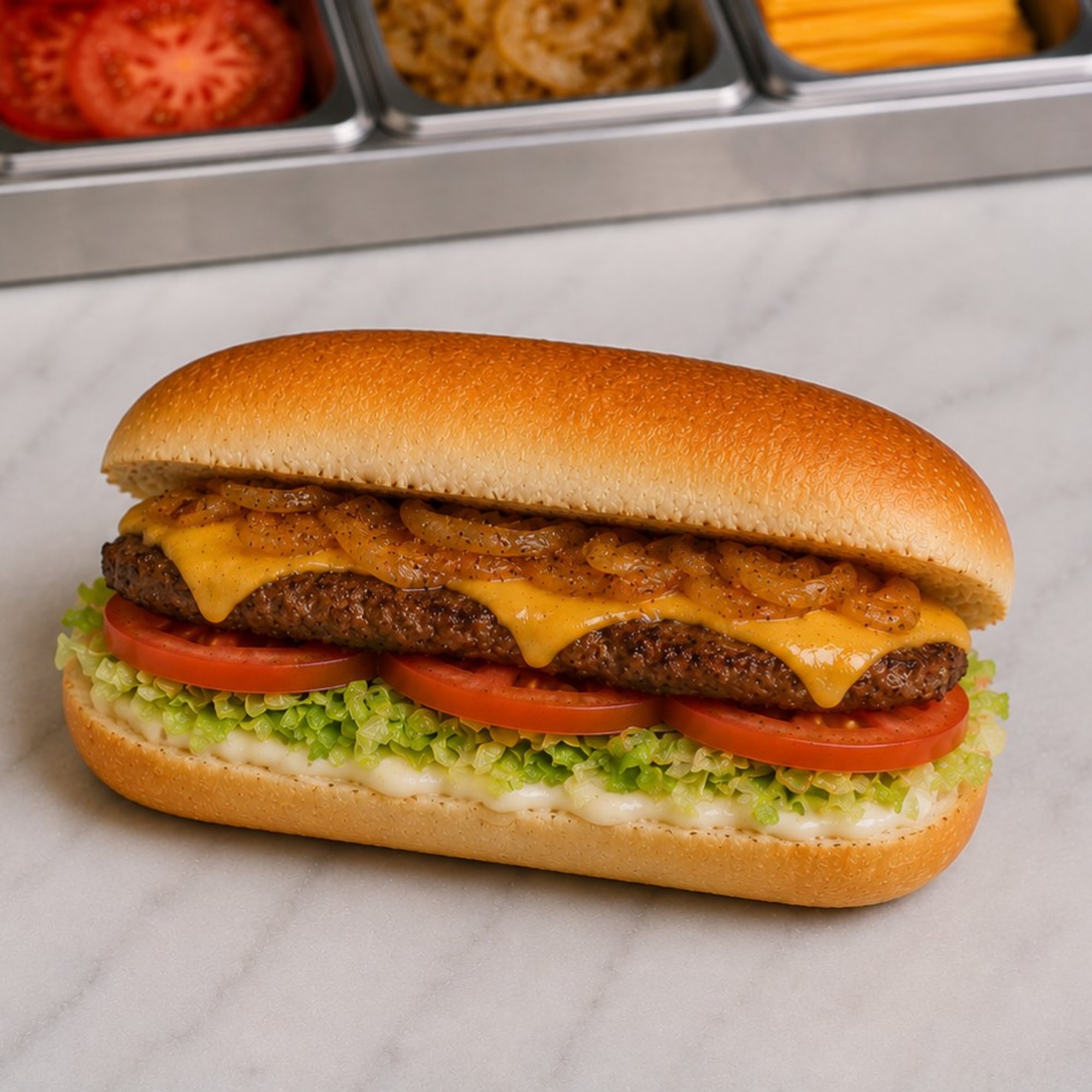 Cheeseburger Submarine