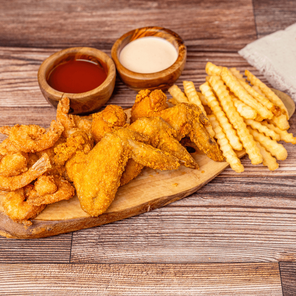 Wings & Shrimp