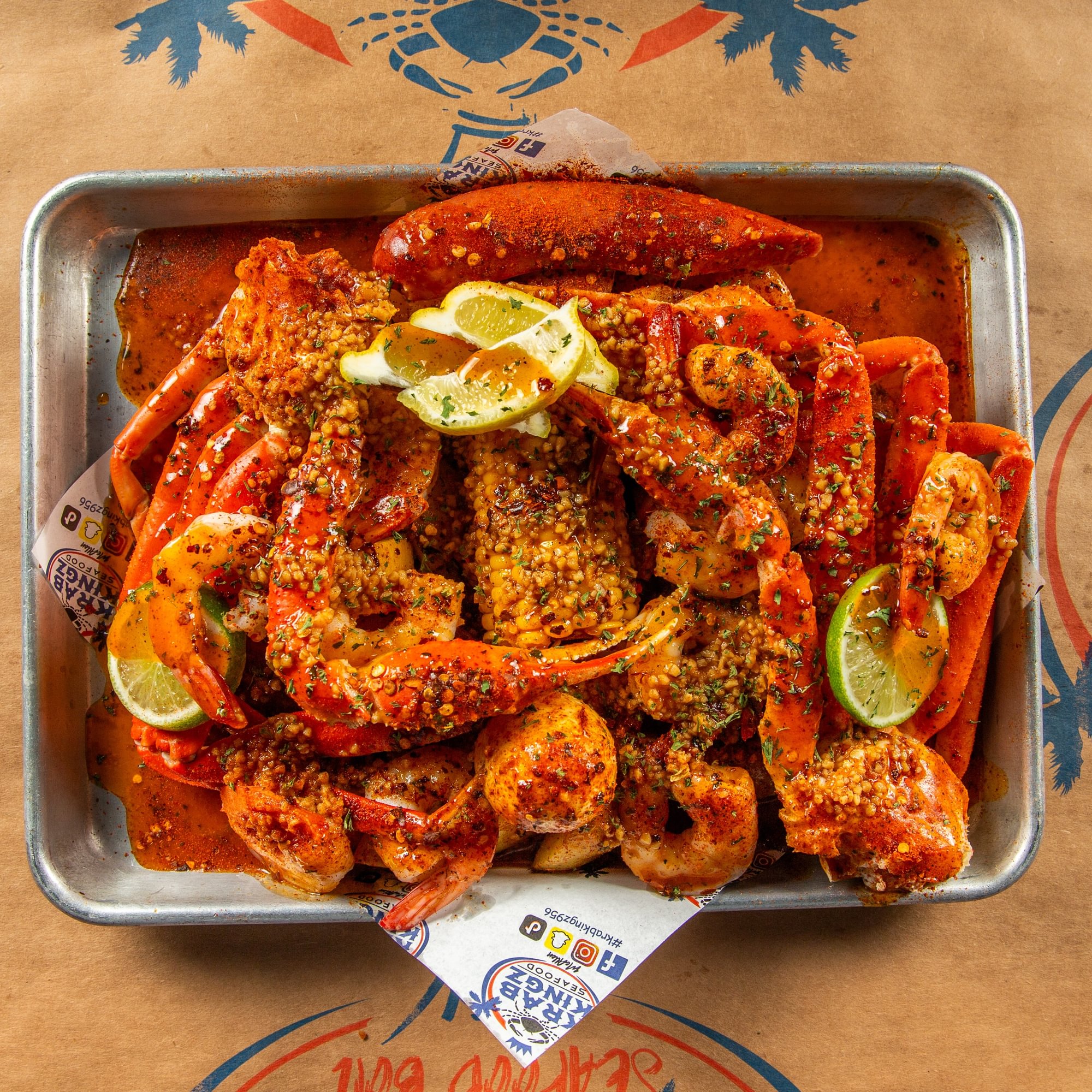 Snow Krab & Shrimp Platter