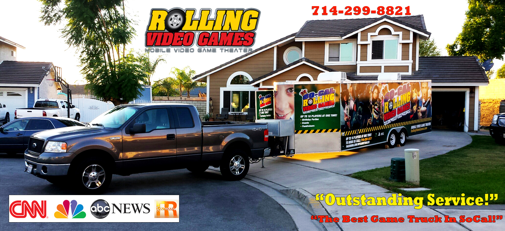 SoCal Rolling Video Game Truck Logo