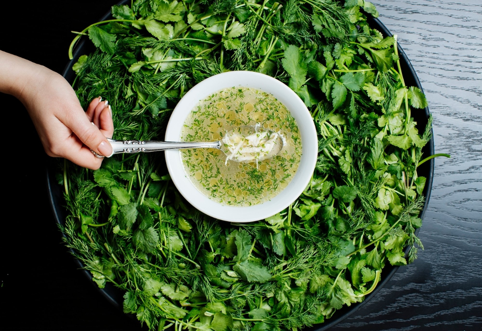 LEMON CORIANDER SOUP
