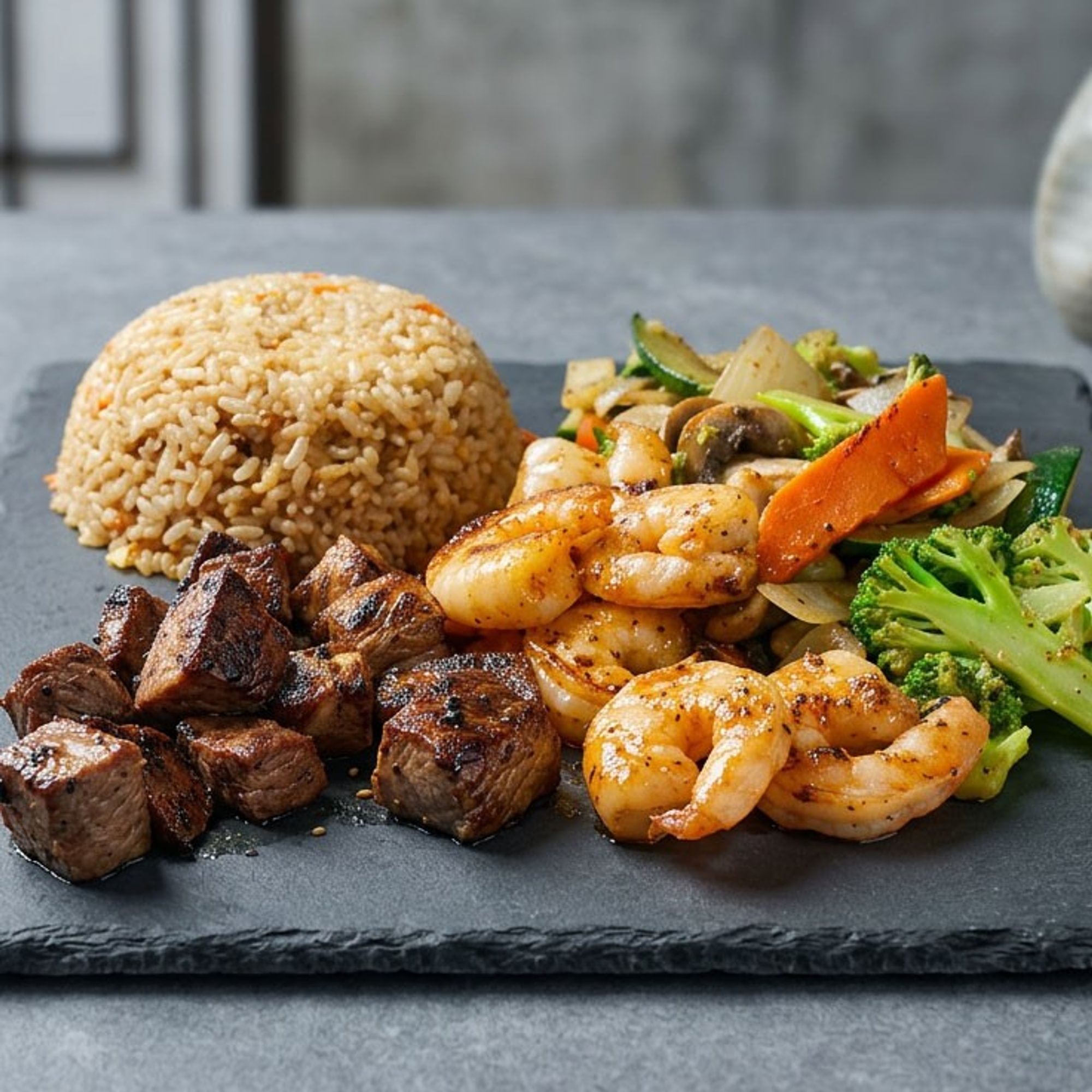 NY Steak & Shrimp Hibachi Combo