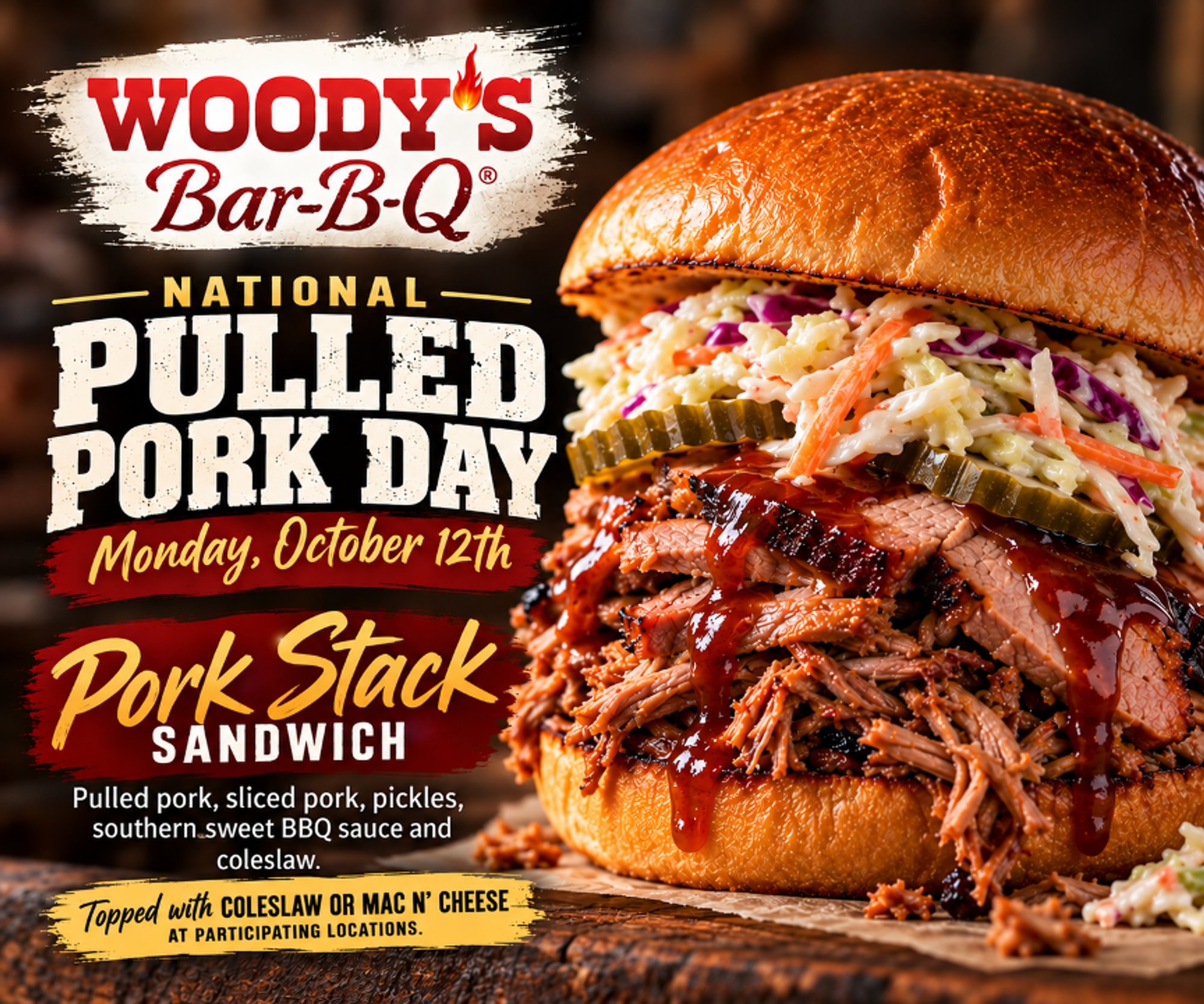 Pork Stack Sandwich