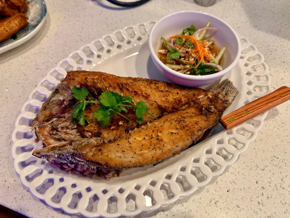 Crispy Branzino