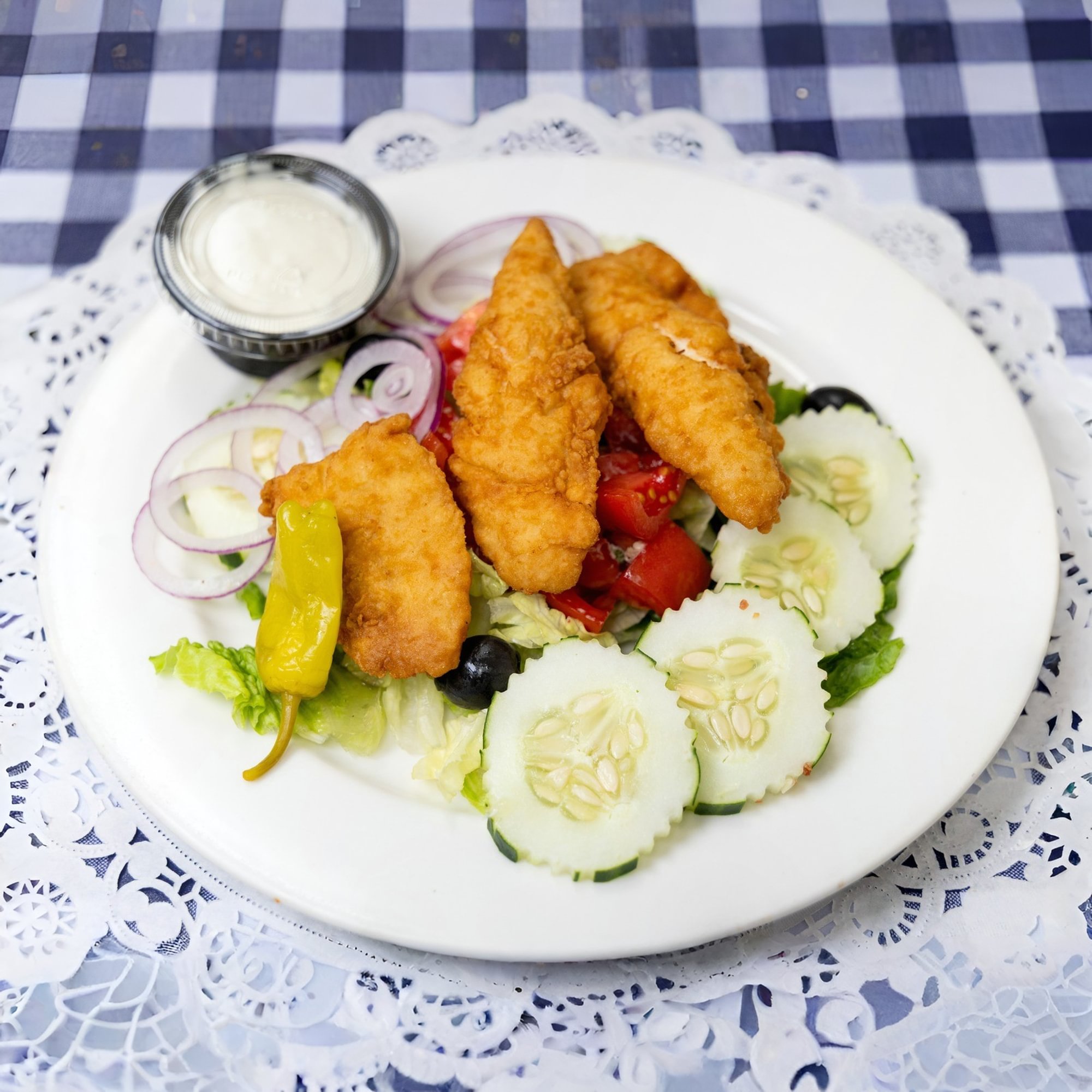 Crispy Chicken Salad