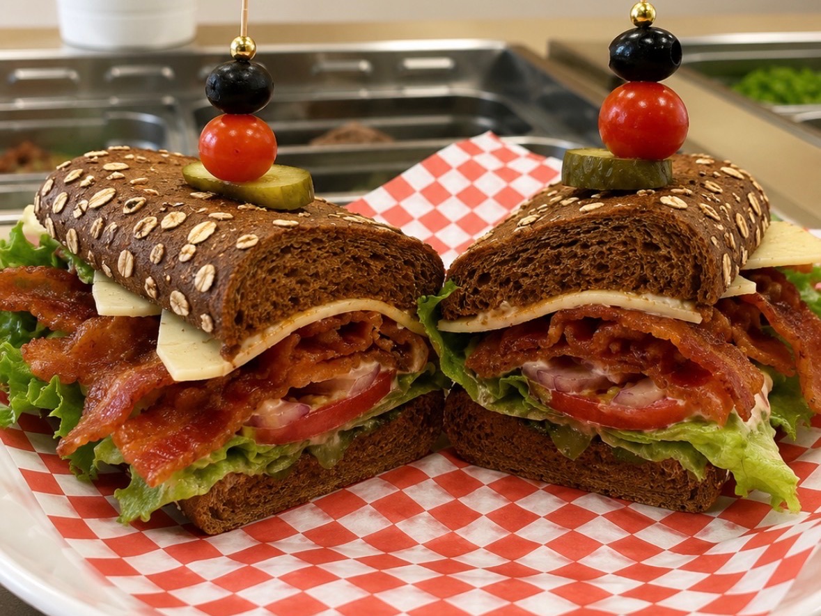 Spicy B.L.T Sandwich