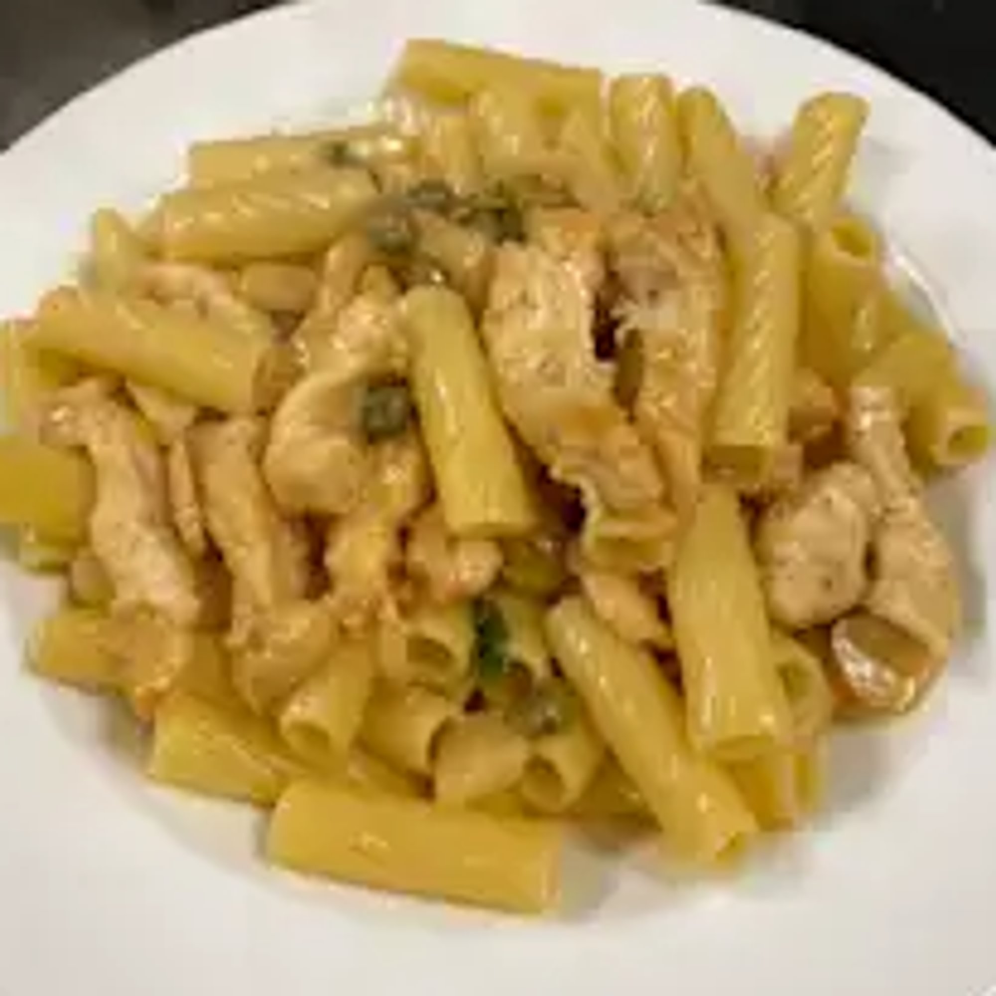 Rigatoni with Chicken Piccato