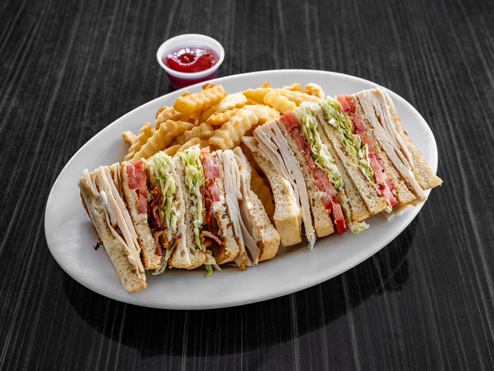 Roasted Turkey Club (Hand)