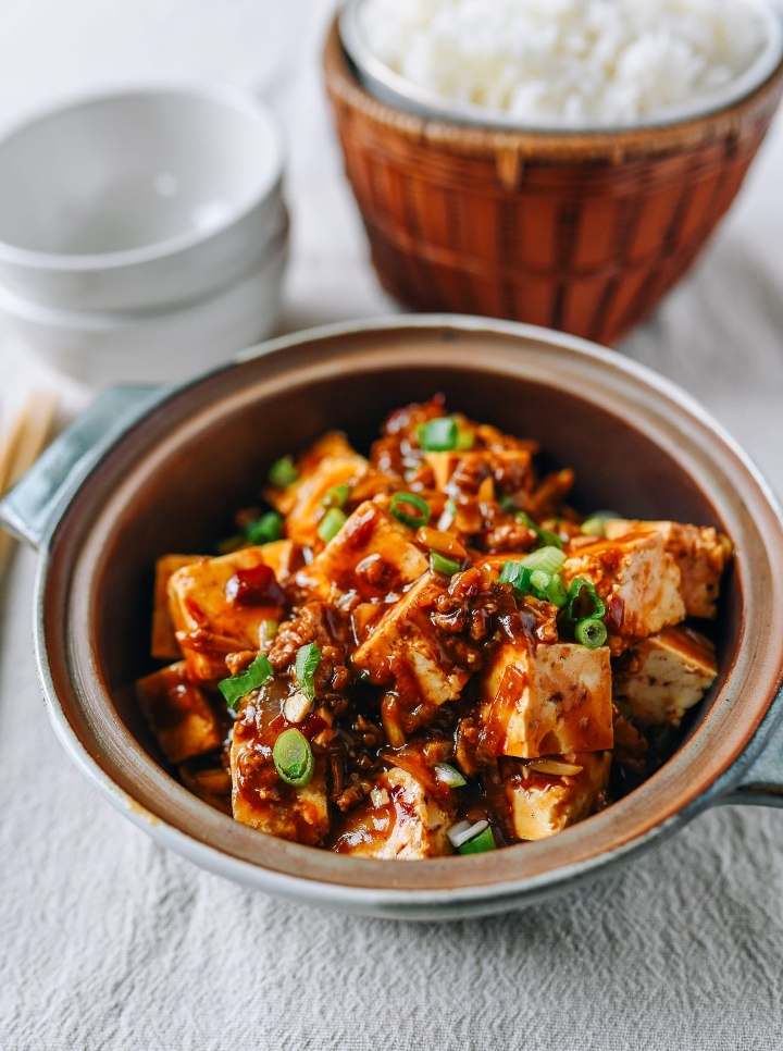Steamed Tofu Garlic Sauce Entree