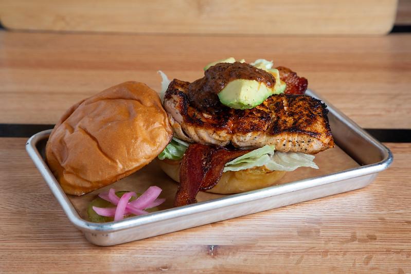 Salmon BLT Club