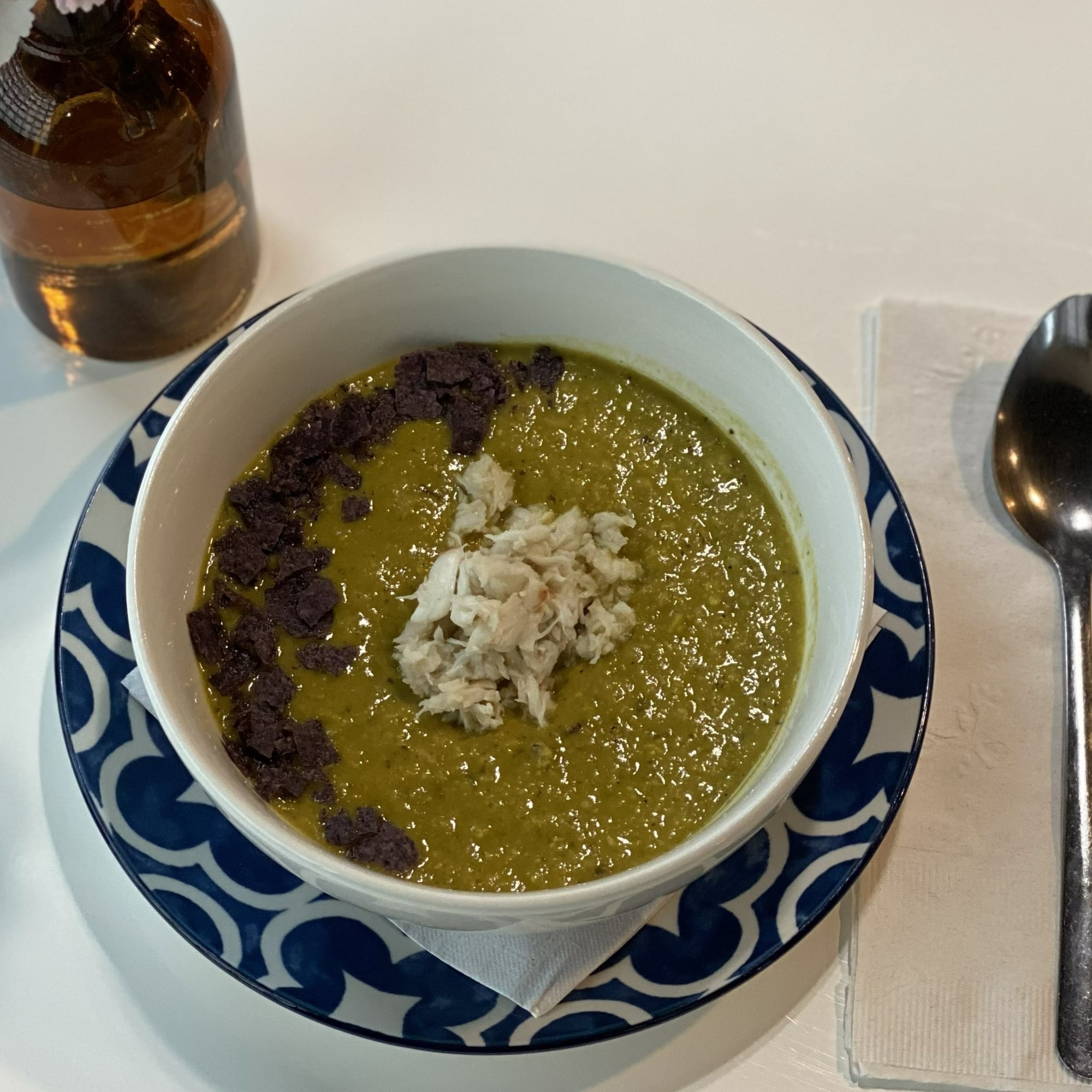 ROASTED CORN + POBLANO CRAB BISQUE CUP - 8oz