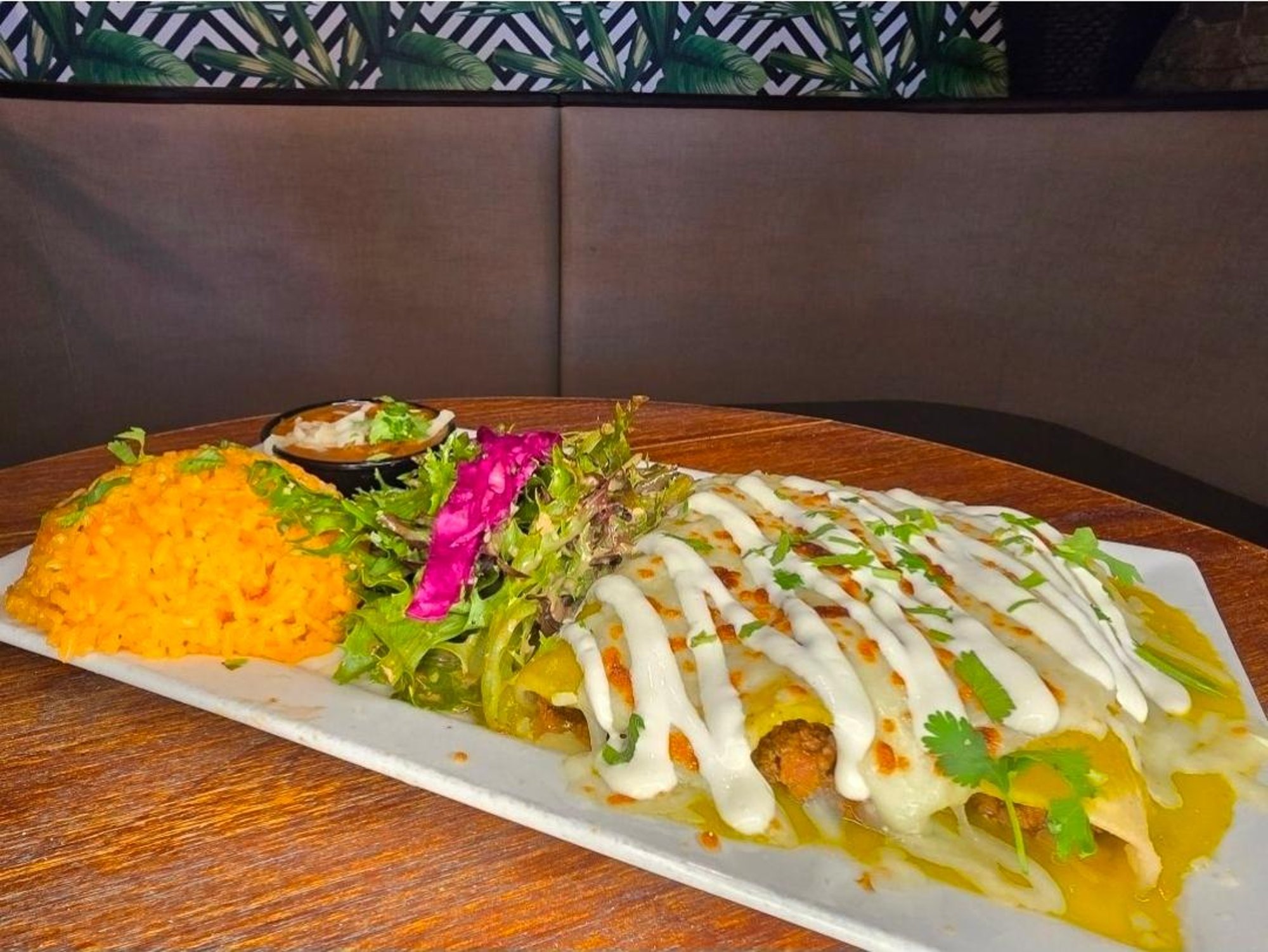 ENCHILADAS EN SALSA VERDE
