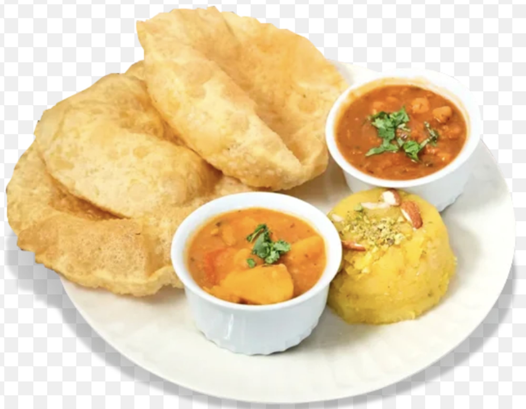Halwa Puri (3 PCS)