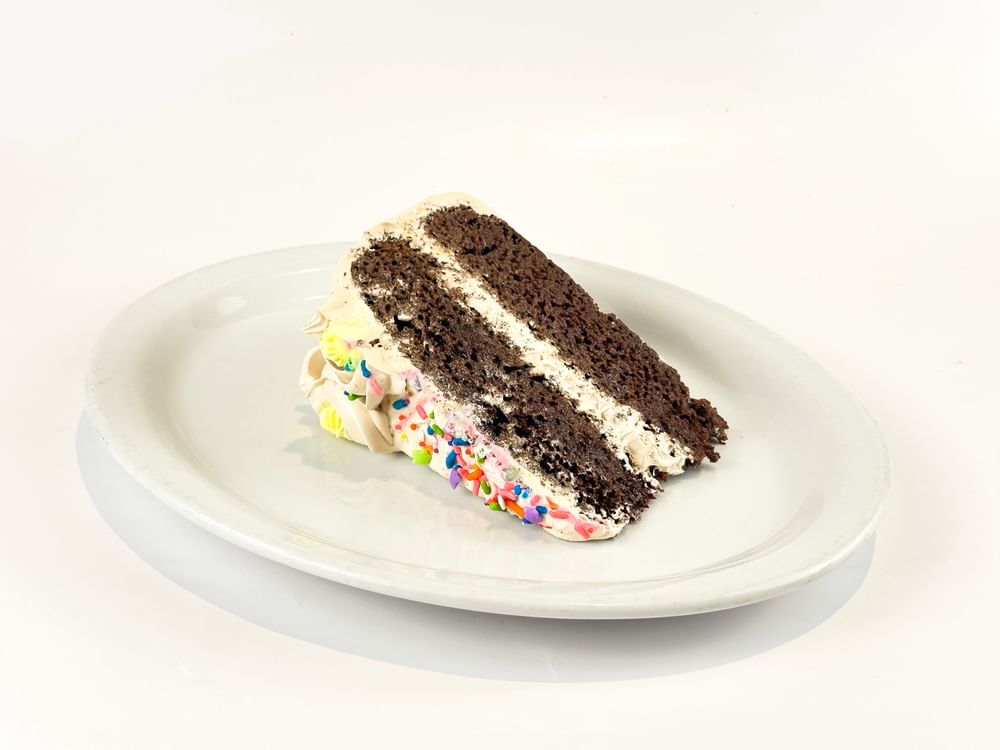 Tres Leches Chocolate Cake Slice