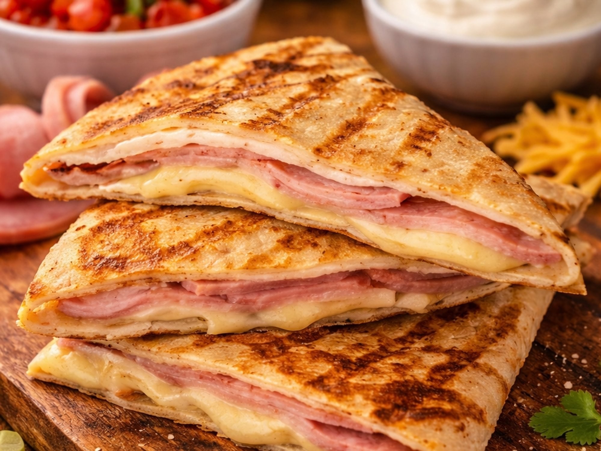 Ham & Cheese Quesadilla