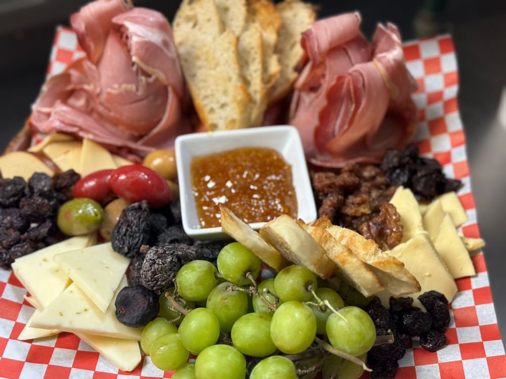 Cheese, Olive, Fig & Walnut with Italian Charcuterie Meats