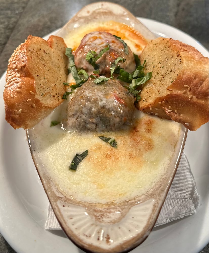 Sicilian Meatball Mozzarella