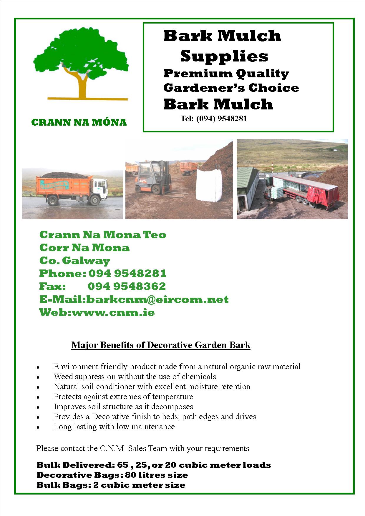 CNM - Crann Na Móna Teo, Garden Centres, Galway