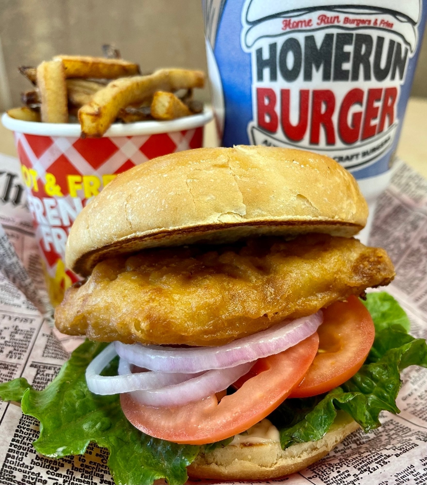 Fish Combo Chip/Sandwhich