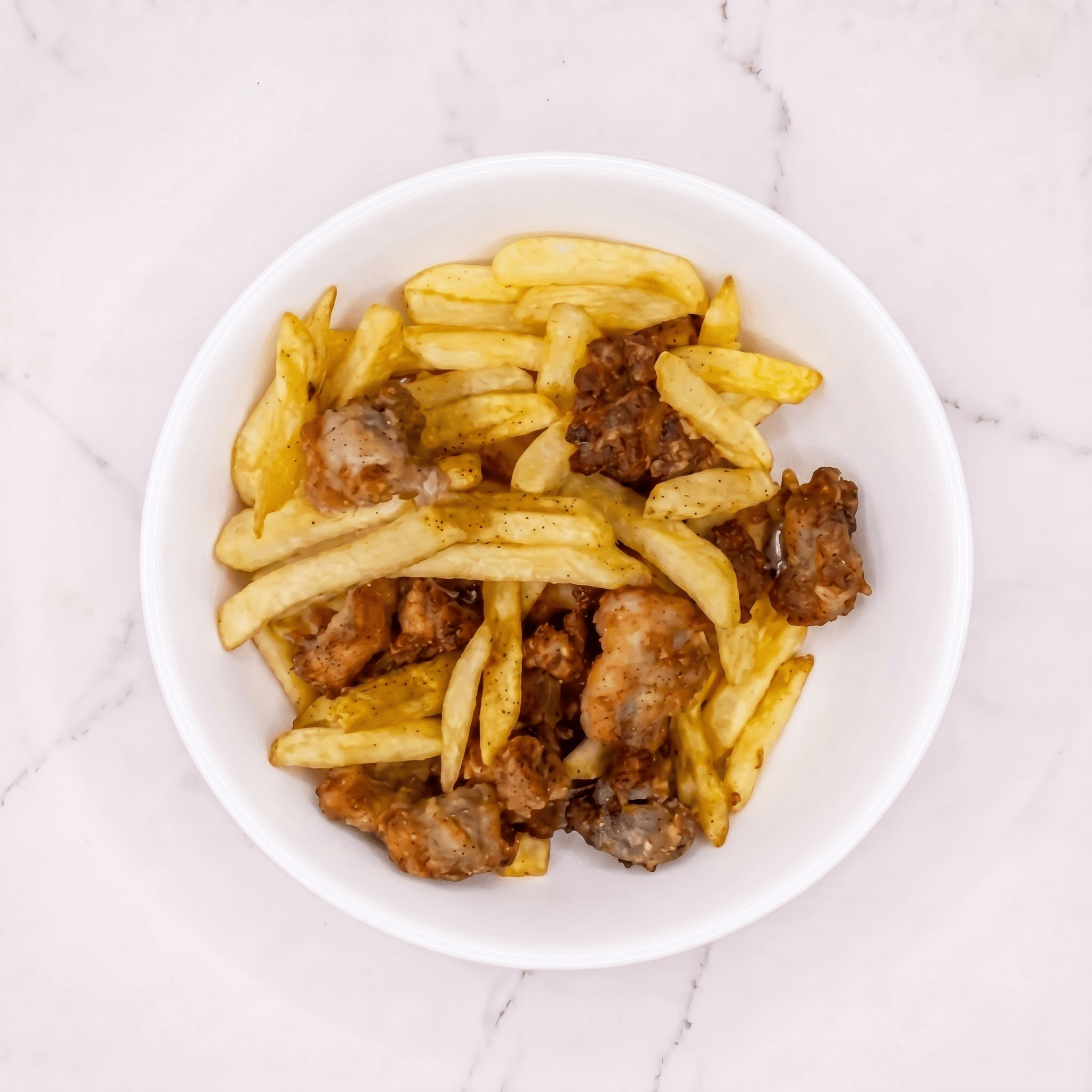 Popcorn Chicken & Fries Basket