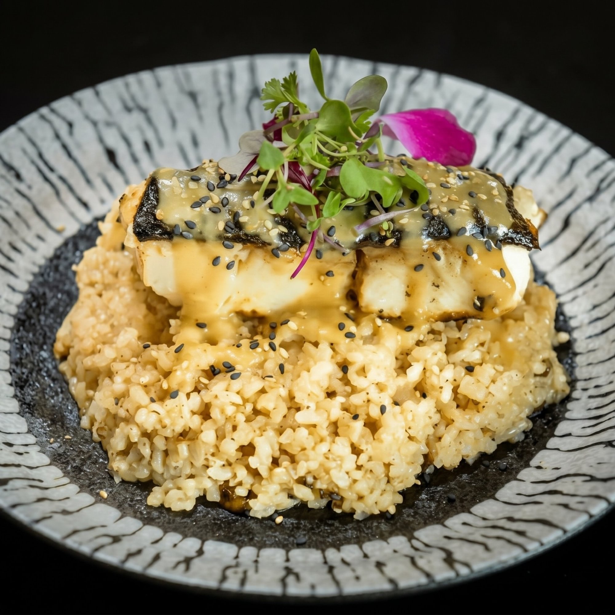 Black Cod Miso Risotto