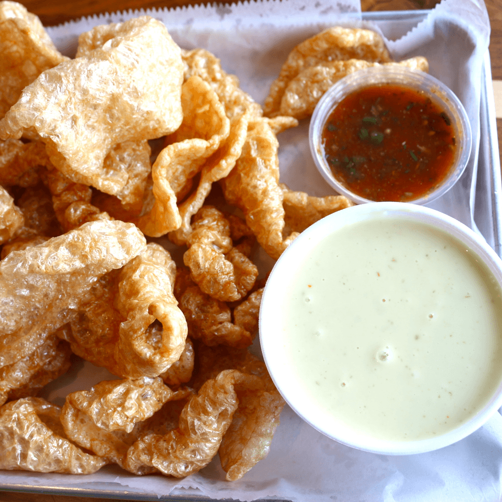 Large Chicharron and Queso