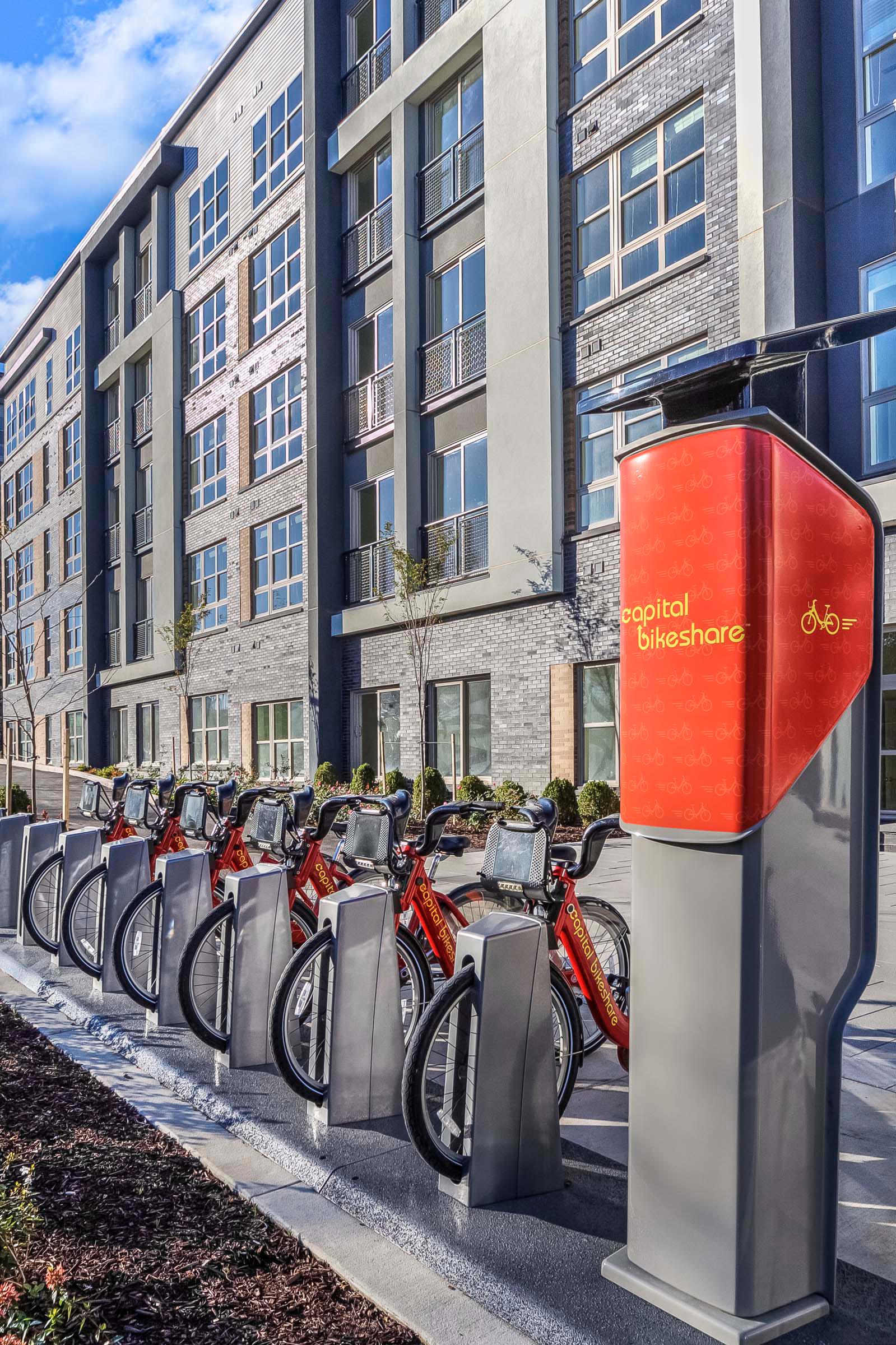 Apartments capital bikeshare rental bikes