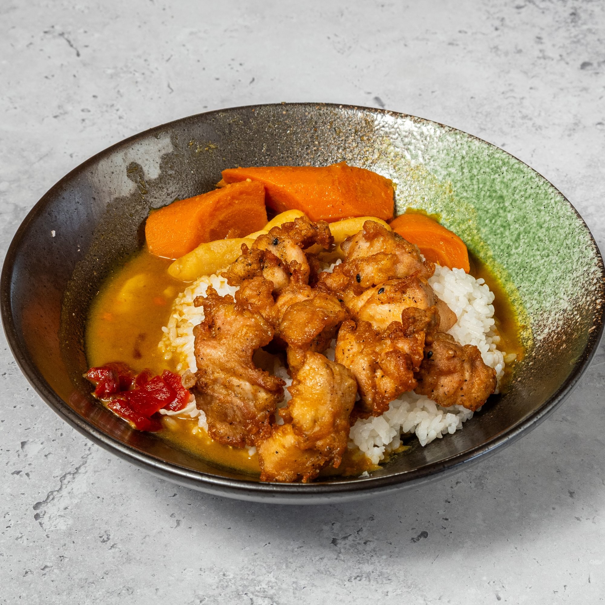 Chicken Karaage Curry Rice
