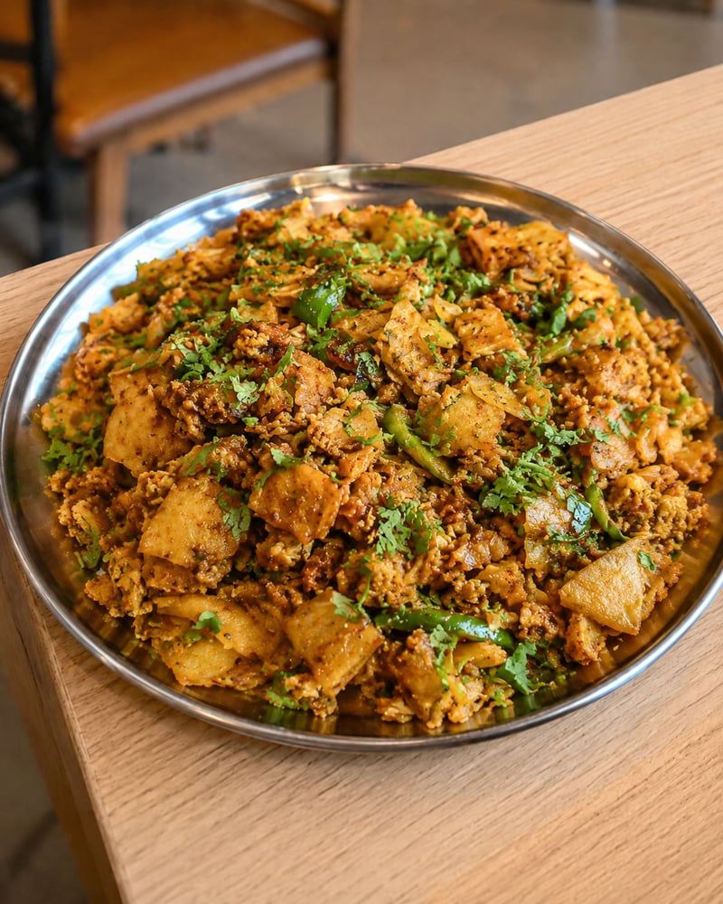 Egg Kothu Parotta
