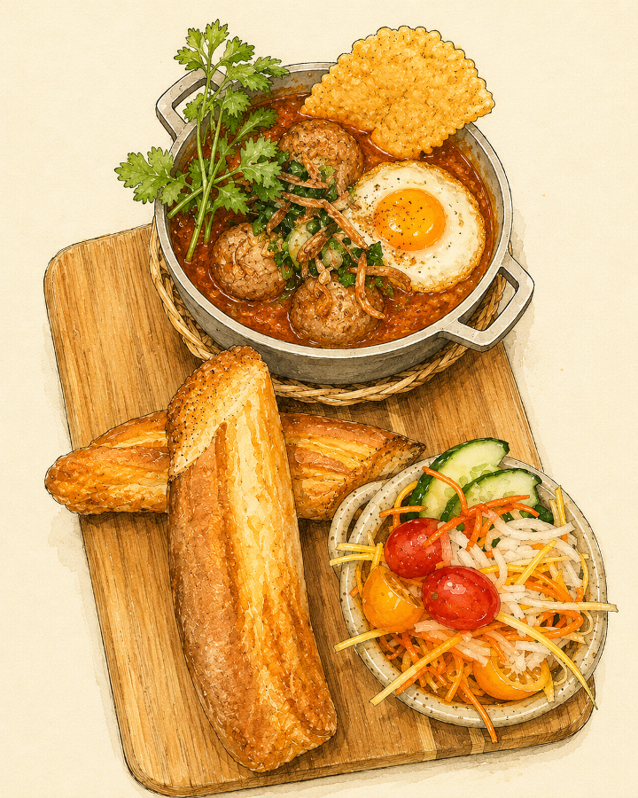 BANH MÌ XIU MAI DELUXE